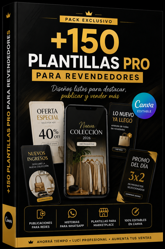 🚀 Kit de Publicación Rápida para Revendedores (+150 Plantillas Pro)